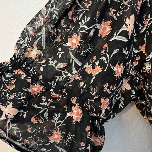 Boho American Rag Sheer Top - Picture 2 of 4